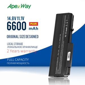 Baterías 9 celdas 6600 mAh 11.1V batería de laptop para HP EliteBook 6930p 8440p 8440W para Probook 6440B 6445B 6450B 6540B 6545B 6550B 6555B