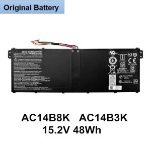 Batteries authentiques AC14B8K AC14B3K Remplacement de la batterie pour ordinateur portable pour Acer Aspire ES1511 ES1512 ES1531 ES1731 E5771G ES1520 V3371 V3111