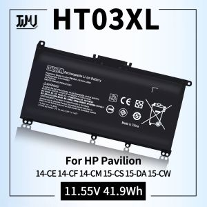 Batteries HT03XL L11119855 Batterie d'ordinateur portable pour HP Pavilion 14cm 14CK 14DF 14MA 14QCS 15DA 15CS 15CW 17CA HP 240 245 250 G7 340