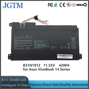 Batteries Jgtm Wholesale ordinateur portable batterie B31N1912 0B20003680000 0B20003680200 pour Asus Vivobook 14 E410MA Batteries 11.55V 42Wh