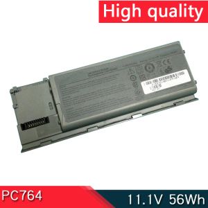 Batteries Nouveau PC764 11.1V 56Wh Batters pour ordinateur portable pour Dell Latitude D620 D630 D630C Précision M2300 HX345 JD605 JD634 KD491 KD492 KD495 NT379