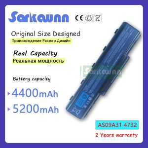 Batteries Sarkawnn 6cells AS09A31 Batterie d'ordinateur portable pour ACER 5517/4332 / 4732Z / 5332/5334/5516/5517/5532 ÉMACHINES E430 E525 E527 E625