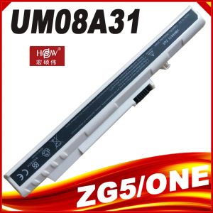 Patteries Batterie d'ordinateur portable blanc pour Acer UM08A31 UM08A32 UM08A51 UM08A52 UM08A71 UM08A72 UM08A73 pour Aspire One 10.1 