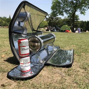 BBQ Grills BBQ Grill Green Solar Tube Cooker Use Of Sunlight For Garden Grill Portable Brazier Camping Emergency Tool 4.5L Grill Accesories 230714