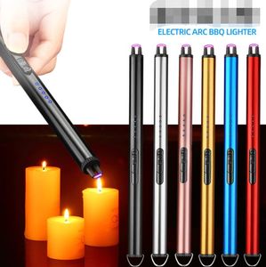 Encendedor de Plasma de arco recargable USB más nuevo, accesorios para cigarrillos a prueba de viento, herramienta de encendido, cocina, barbacoa, tabaco, encendedores de humo, 6 estilos de regalo