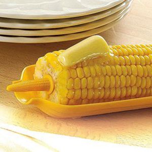 BBQ Outils Accessoires 12pcs Jumbo Corn On the Cob Holders Set Brochettes en acier inoxydable Prongs Dog Meat Forks Dish Plate Fork Tool 230920