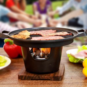 Accesorios de herramientas para barbacoa Estufa de barbacoa pequeña Cocina doméstica de estilo coreano Una persona al aire libre Sin humo Olla para asar de estilo japonés MeatTool 220922