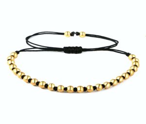 BC Anil Arjandas Pave Rose Gold 5 mm Beads redondos trenzados Bracelets de lujo de lujo para hombres Accesorios de estilo nuevo de estilo48467633