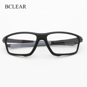 BCLEAR DESIGN hommes lunettes de Sport montures TR90 lunettes Sports de plein air cadre rectangulaire myopie Prescription lunettes de cyclisme 240119