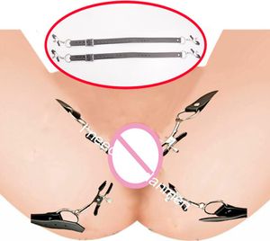 Arnés envolvente para muslos BDSM con abrazaderas para vagina, manos, coño, vagina, labios, esparcidor, Bondage, juguetes sexys para mujeres 9293420