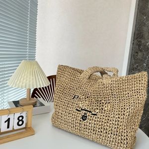 Bolso de playa Bolso de hombro de lujo de diseñador bolso de mano crochet bolsos de compras clásicos mujeres palin con bolso de letras Bolsos de mujer de gran capacidad