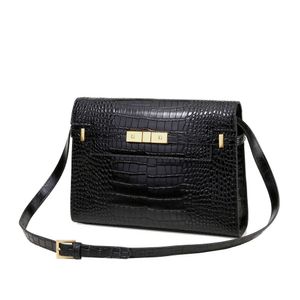 Sac de créateur de plage 2024 MANHATTAN Cuir Small Square French Stick Single Single Ysllys épaule Crossbody Underar Ararm Femmes