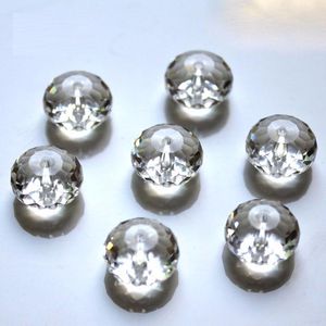 Cuentas 200 unids/lote AAA 8*10mm cuentas de cristal checas sueltas Rondelle para fabricación de joyería Diy espaciador de costura cuentas de vidrio facetadas al por mayor
