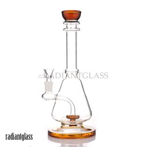 vaso de precipitados bong difusor percolaor narguiles mini bongs ventas al por mayor china 10.6 pulgadas práctico tubo de agua de vidrio portátil