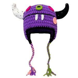 BeanieSkull Gorras Fiesta de moda Gorro divertido Gorro de oreja de dibujos animados Gorro sin borde Lindo Invierno Cálido Skullies Sombrero de punto Reunión familiar Juego de rol Bonnet 230605