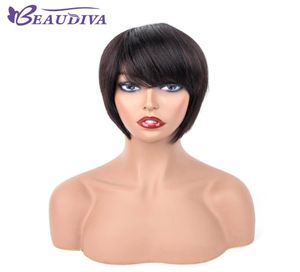 Beau Diva Brésilien Human Hair Wigs for Women Remy Hair Wigs 6 pouces 100% Wigs de cheveux humains7411532