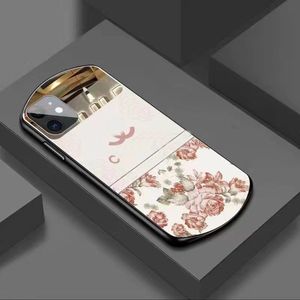 Beaux caisses de téléphone de concepteur Miroir en verre trempé touchez le tup pour iPhone15 14 13 12 11pro max 15 14plus 13 12mimi 11 14pro xr xs x couverture mobile à bas prix