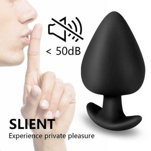 Artículos de belleza 10 Speed Anal Plug Vibrator Male Prostate Massager Butt Anus Vibrating sexy Toy para hombres Dildo Masturbador