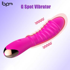 Artículos de belleza bpm 20 Velocidades G-Spot Dildo Vibradores Masajeador para Mujeres Impermeable Vibrador Clítoris Masturbador Femenino juguetes sexy Mujer
