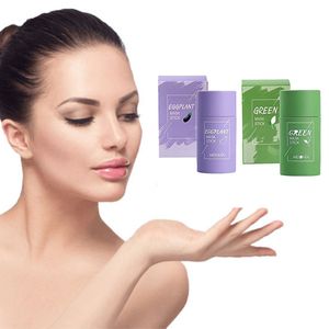 Artículos de belleza Barra de mascarilla facial de arcilla de té verde - 40 gm Elimina los poros retráctiles Limpieza de espinillas Control de aceite Hidratación de la piel