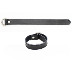 Artículos de belleza tamaño ajustable anillos para pene cuero escroto BDSM Bondage anillo para pene extensor cinturón de castidad adulto masculino juguetes sexy para hombres