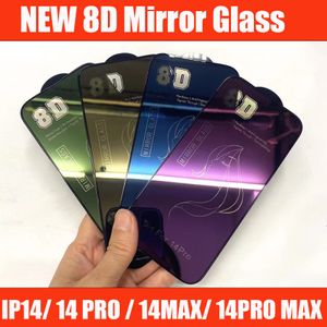 Beauté Miroir 8D Protecteur D'écran De Téléphone En Verre Trempé Pour iphone 14 13 12 11 pro max X XS 8 8 Plus 7 7 Plus 6 6 Plus samsung huawei