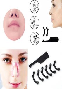 Beauty Nose Suit 3 paires de différentes tailles de dispositif de rehaussement du pont nasal en silicone 3D noir 4743836