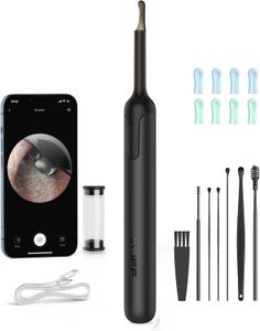 BEBIRD-Xlife Ear Wax Removal Tool Ear Camera - XLife 1080P HD Otoscope with 6 LEDs Light, Visible Ear Cleaner with 4 Replacement Earpick Tips for Cleaning Earwax