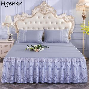 Jupe de lit vintage jupe de lit en dentelle élégante conception de conception tendre douce 16 couleurs