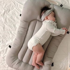 Ensembles de literie Bébé Chaise longue Nid Lit de couchage Portable Berceau Lit de voyage Infant Toddler Coton Berceau pour né Bassinet Bumper Drop 230309