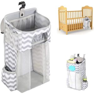 Bedding Sets Changing Table Diaper Organizer Baby Hanging Stacker Nursery Caddy for Cribs Playard Essentials Storage 231012