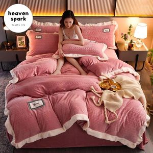 Ensembles de literie Funda Nordica 150x200 Polyester Fibre Sobild Winter Warm Set Single Bed Cover Cover Fis de lit et taies d'oreiller