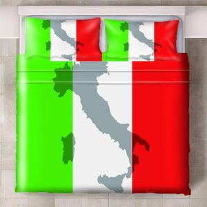 Ensembles de literie Italie USA UK Country World Flag 3pcs / Set Set Feille d'enfants Childre