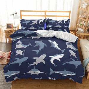 Sets de ropa de cama Tark Kids Set Bed de la serie de animales para niños Single lindo cartoon chicos Cover 230817