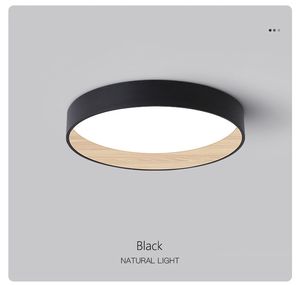 Lampe de chambre led plafonniers lampe atmosphère minimaliste moderne maison grain de bois maître étude lumière