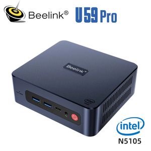 Beelink U59 PRO Windows 11 Mini PC Intel 11e génération N5105 Processeur 8 Go 256 Go M.2 SATA SSD 2,9 Ghz BT 4.0 Wifi 5 joueurs