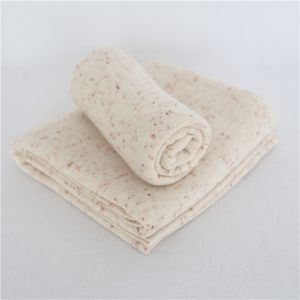 Beige Porpcorn Couverture Dots Tricot Posant Tissu Toile de fond Sac de haricots Couverture Jersey Stretch Tricot Wrap Nouveau-né Photographie Props LJ201014