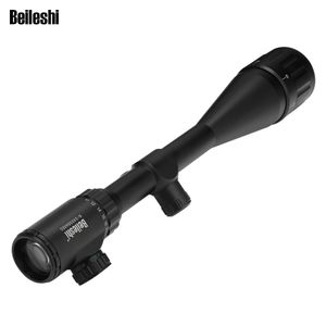 Beileshi 6 - 24X 50mm lunette de visée tactique éclairée réglable réticule portée de visée optique pour la chasse au fusil de chasse
