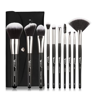 BEILI Black Makeup brushes set Professional brushes Foundation Powder Contour Eyeshadow make up brushes CX200717