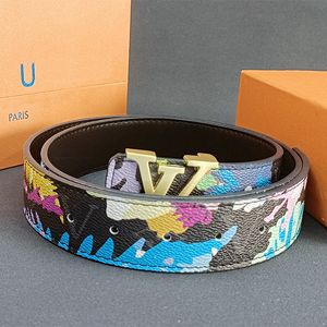 Ceinture ceinture de créateur ceintures de marque de luxe ceintures pour femmes designer lettre colorée haute qualité ceinture design terre styles de matériaux en cuir 9 styles très bien