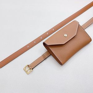 ceinture sac banane 15 MM femme ceinture designer Portant un sac en cuir véritable ceinture designer cuir de veau véritable en acier titane 018