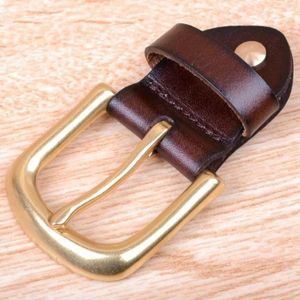 Ceintures boucle boucle mâle aiguille pure cuivre accessoires de cuillère de vache pour hommes, clip authentique haut de gamme en gros