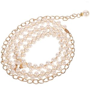 Cinture Cintura Abito Vita di perle Abiti da donna Dolce bellezza Gioielli per il corpo Miss Chain