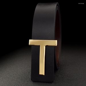 Ceintures ceintures de haute qualité designer hommes mode t lettre luxe célèbre jean de ceinture en cuir authentique