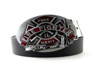 Cinturones de moda para hombre con logotipo de bomberos Dept Fighter Hatcher Hatchle Big Belt Beban Metallic Casual Men39s Jeans Coolbelts2584592