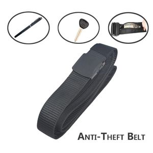 Cinturones Gear Pocket Cinturón oculto Bolsa Monedero Anti-Seguridad Viaje Dinero Cintura Cremallera Vestido de cuero BeltBelts