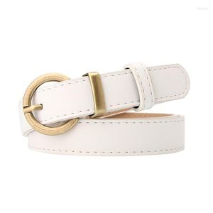 Cinturones de alta calidad cinturón femenino negro marrón blanco rosa pantalones salvajes mujeres vaquera occidental para mujeres cintos de mujer 2022