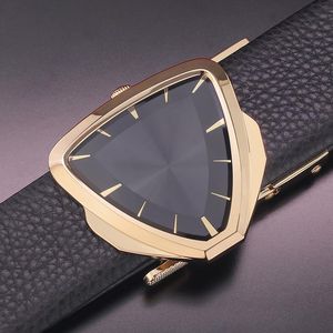 Cinturones Reloj de alta calidad Hebilla automática Cinturón de hombre Diseñador de oro Moda Cuero de grano completo Casual Ceinture HommeBelts BeltsBelts