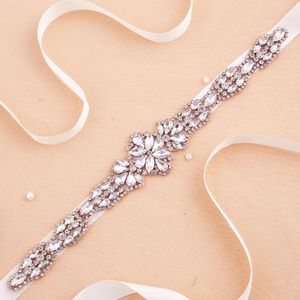 Cinturones jlzxsy hecho a mano coser el vestido de novia de diamantes de diamantes diamantes fajas de novia para vestidos de damas de honor