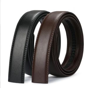Belts men's automatic buckle belts No Buckle Belt Brand Belt Men High Quality Male Genuine Strap Jeans Belt 3.5cm belts 231102